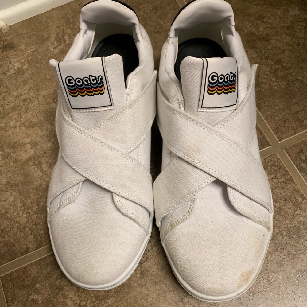 😎GOATS NEW round Toe Velcro Strap Sneaker Mens 10